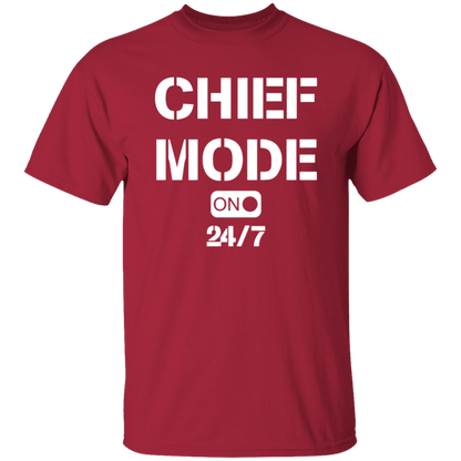 Chief Mode White 5.3 oz. T-Shirt