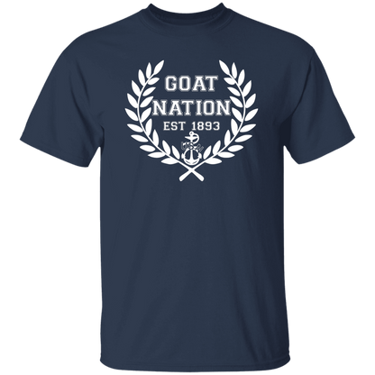 Goat Nation White 5.3 oz. T-Shirt