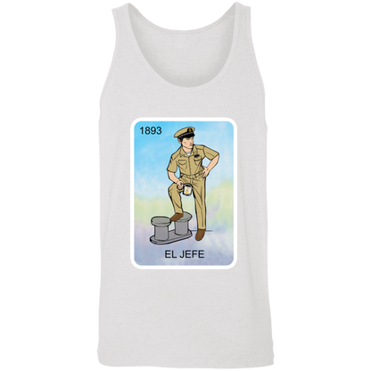 El Jefe Brown Shoe Card Unisex Tank