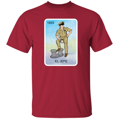 El Jefe Brown Shoe Card 5.3 oz. T-Shirt