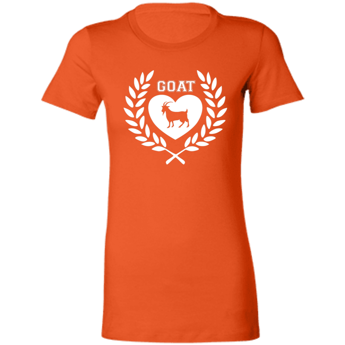 Goat Wreath White Ladies' Favorite T-Shirt