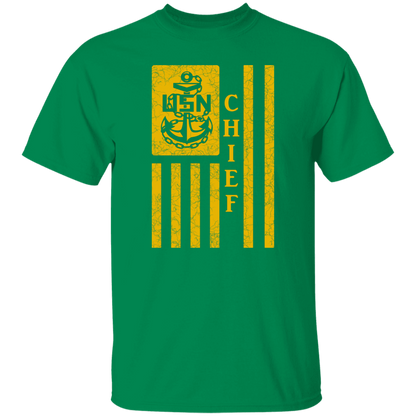 Chief Flag Gold 5.3 oz. T-Shirt