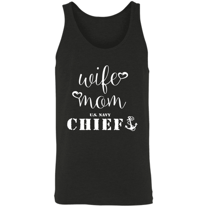 WMC White Unisex Tank