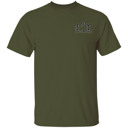 Lone Star State Texas Chiefs FB 5.3 oz. T-Shirt