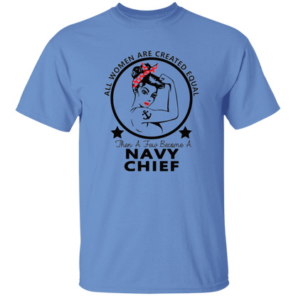 Navy Girl Chief  5.3 oz. T-Shirt