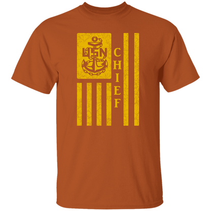 Chief Flag Gold 5.3 oz. T-Shirt