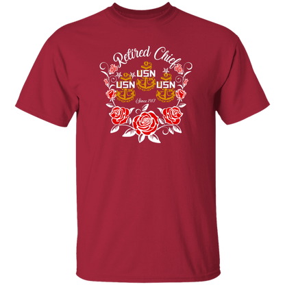 Retired Chief Rose 5.3 oz. T-Shirt