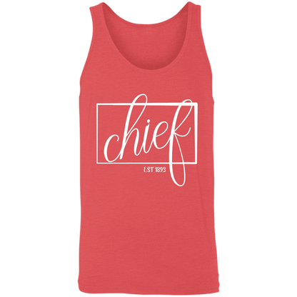 Chief 1893 White Unisex Tank