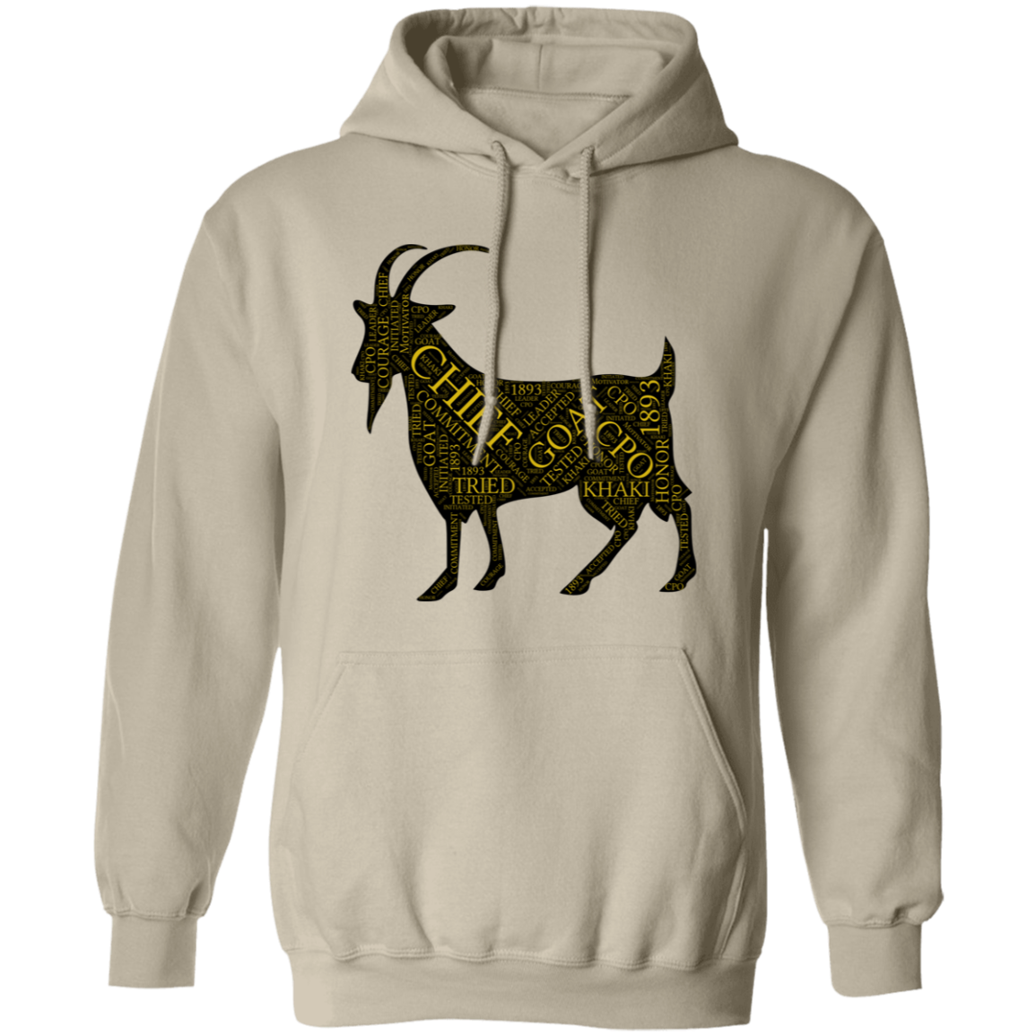 Goat Word Pullover Hoodie