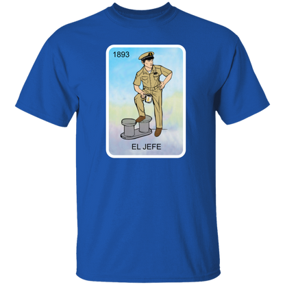 El Jefe Brown Shoe Card 5.3 oz. T-Shirt