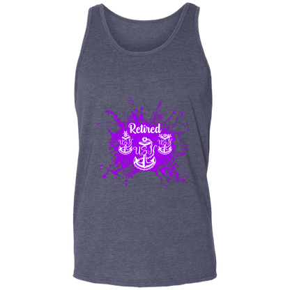 Retired Chief Purple Paint Unisex Tank