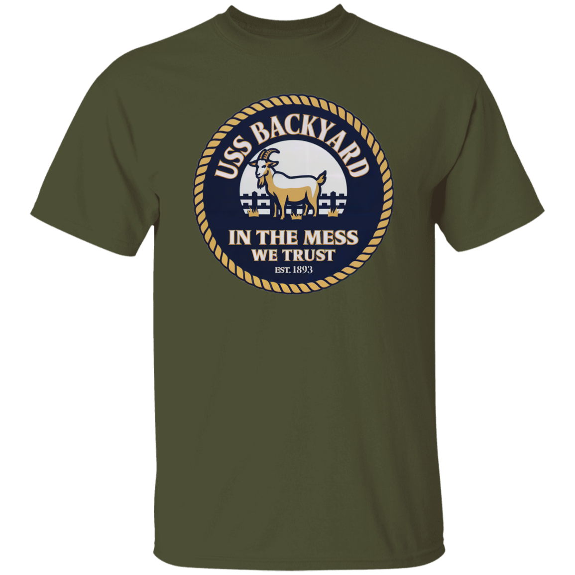 USS Backyard 5.3 oz. T-Shirt