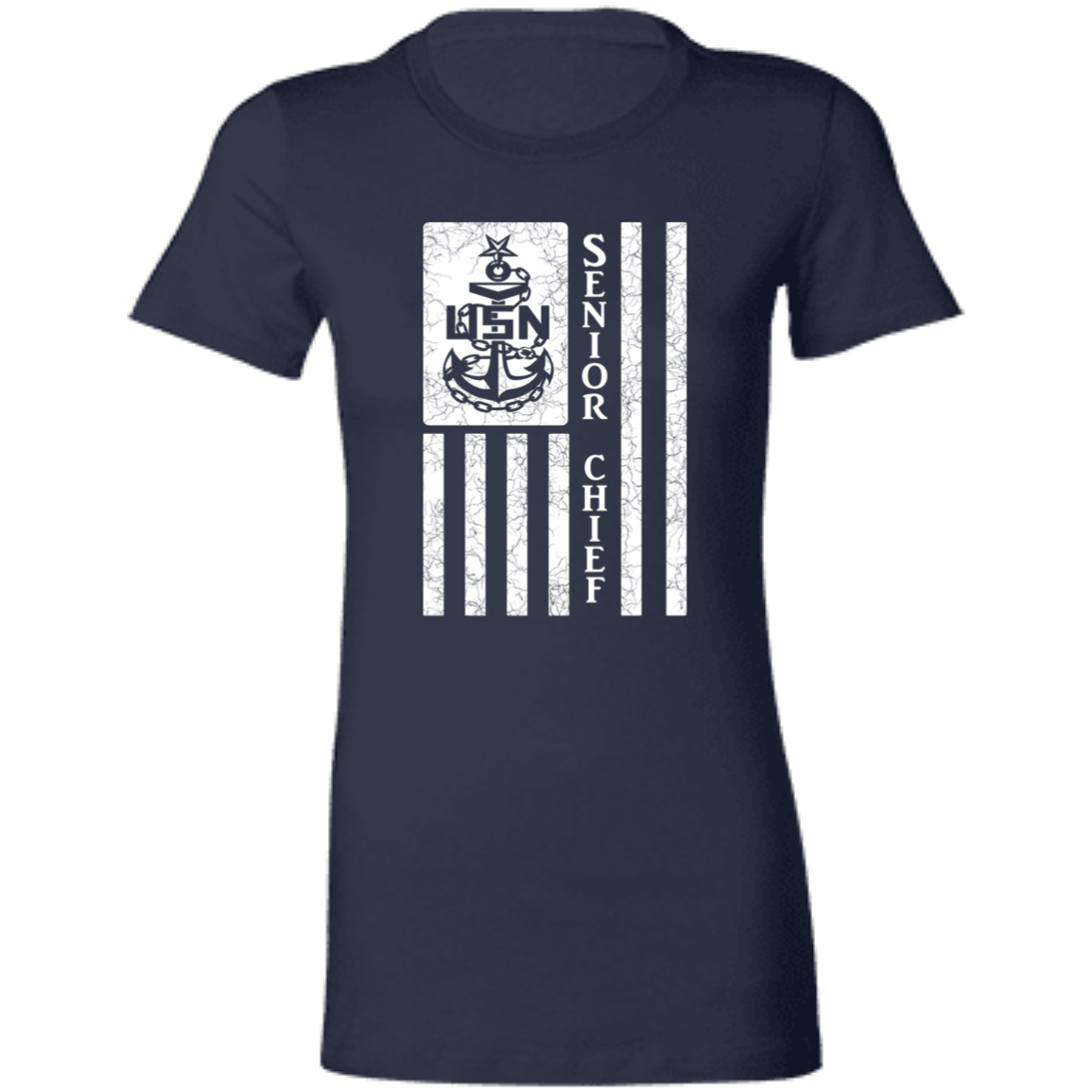 Senior Chief Flag White Ladies' Favorite T-Shirt