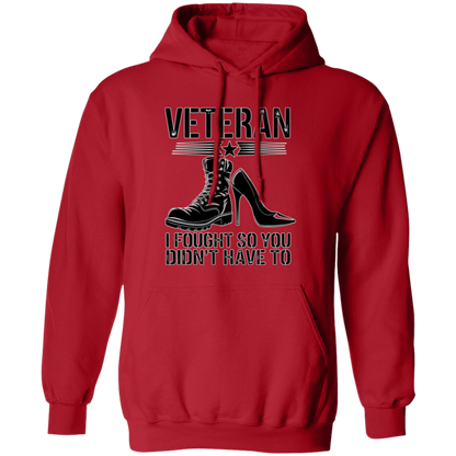 Veteran I Fought Pullover Hoodie