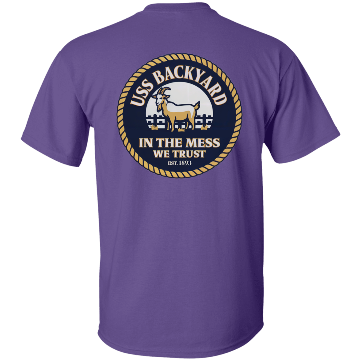 USS Backyard FB 5.3 oz. T-Shirt