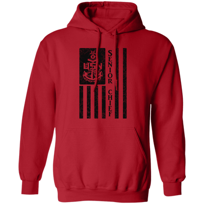 Senior Chief Flag  Pullover Hoodie