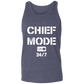 Chief Mode White Unisex Tank
