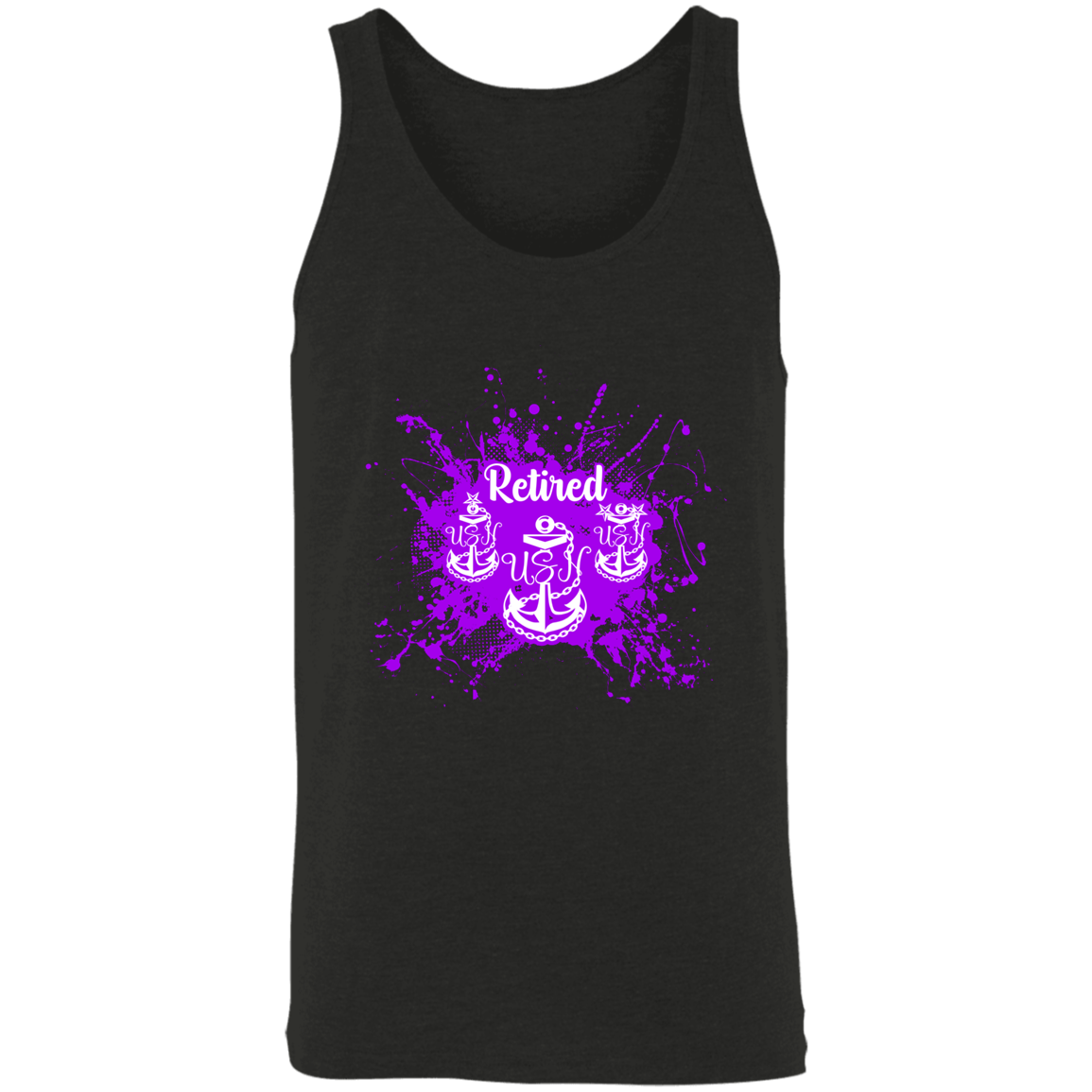 Retired Chief Purple Paint Unisex Tank