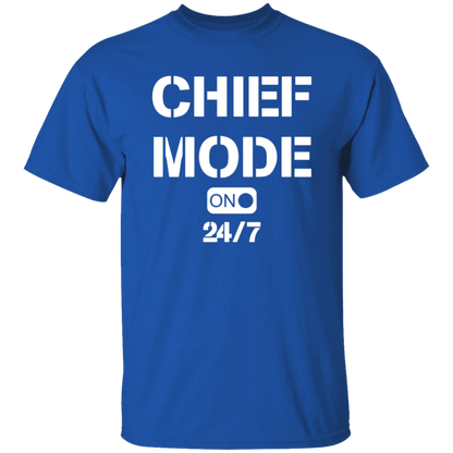 Chief Mode White 5.3 oz. T-Shirt