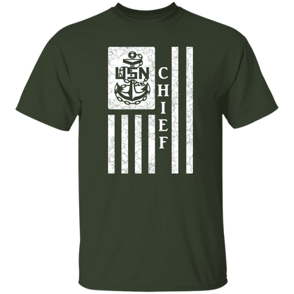Chief Flag White 5.3 oz. T-Shirt