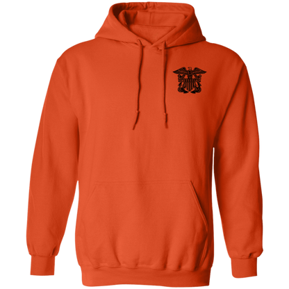 Navy Girl Officer FB Pullover Hoodie