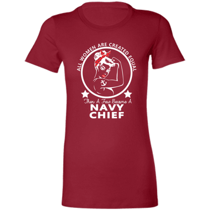 Navy Girl Chief White Ladies' Favorite T-Shirt