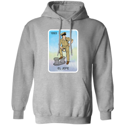 El Jefe Brown Shoe Card Pullover Hoodie