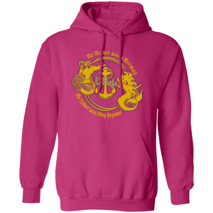 Me Mother and Father Gold Pullover Hoodie
