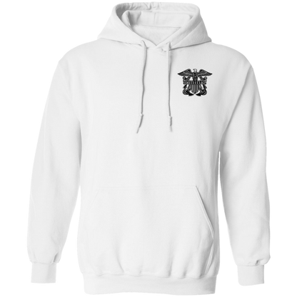 Navy Girl Officer FB Pullover Hoodie