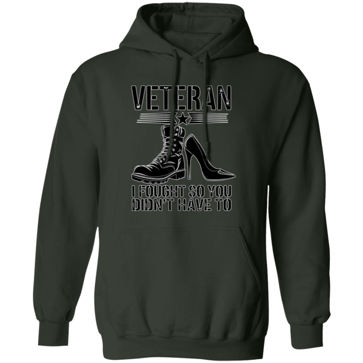 Veteran I Fought Pullover Hoodie