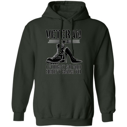 Veteran I Fought Pullover Hoodie