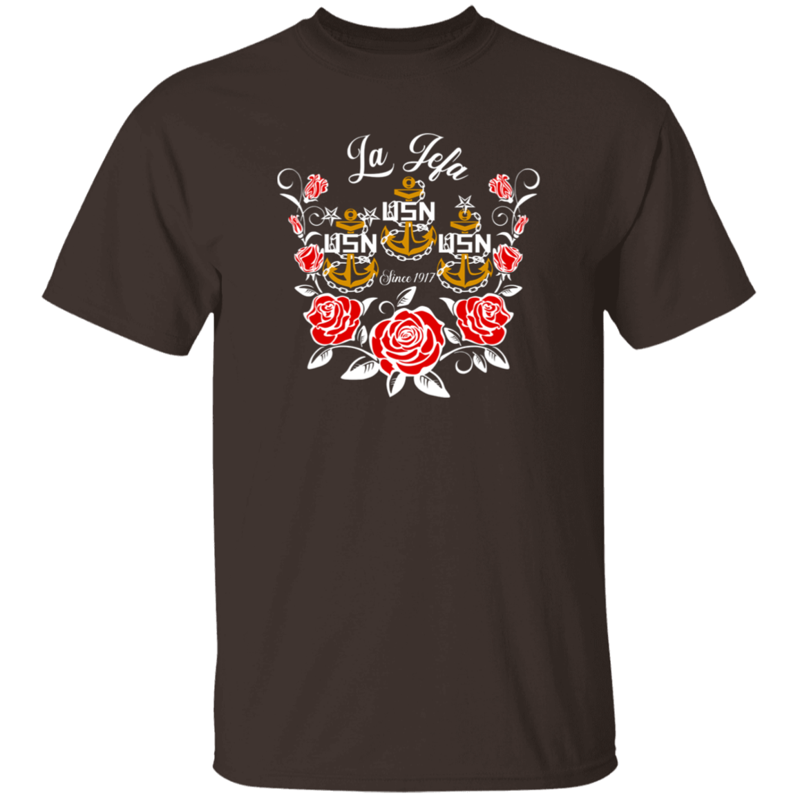 La Jefa Rose Gold 5.3 oz. T-Shirt