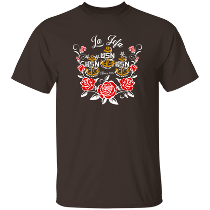 La Jefa Rose Gold 5.3 oz. T-Shirt