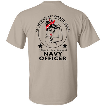 Navy Girl Officer FB 5.3 oz. T-Shirt