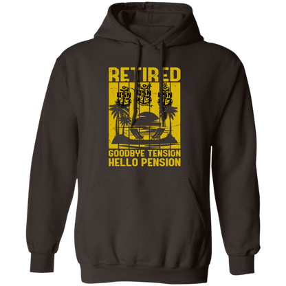 Retired Hello Pension V2 Pullover Hoodie
