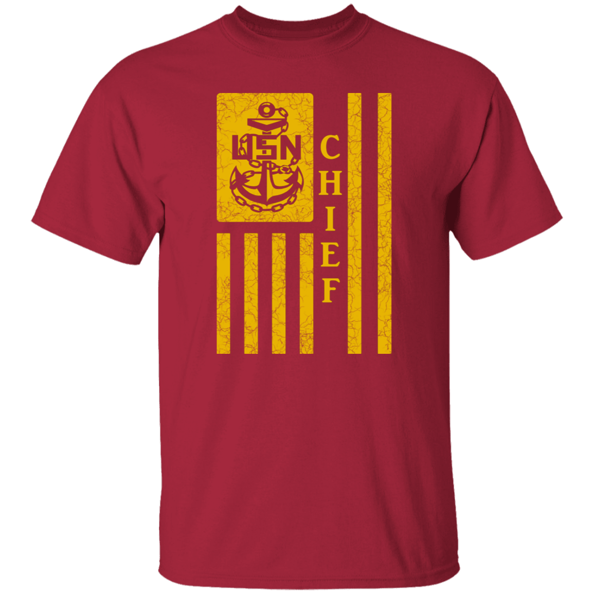 Chief Flag Gold 5.3 oz. T-Shirt