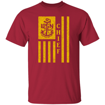 Chief Flag Gold 5.3 oz. T-Shirt