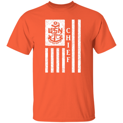 Chief Flag White 5.3 oz. T-Shirt
