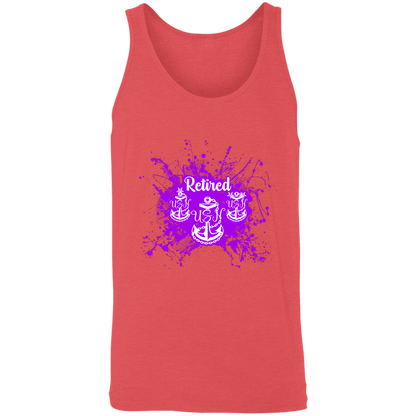 Retired Chief Purple Paint Unisex Tank