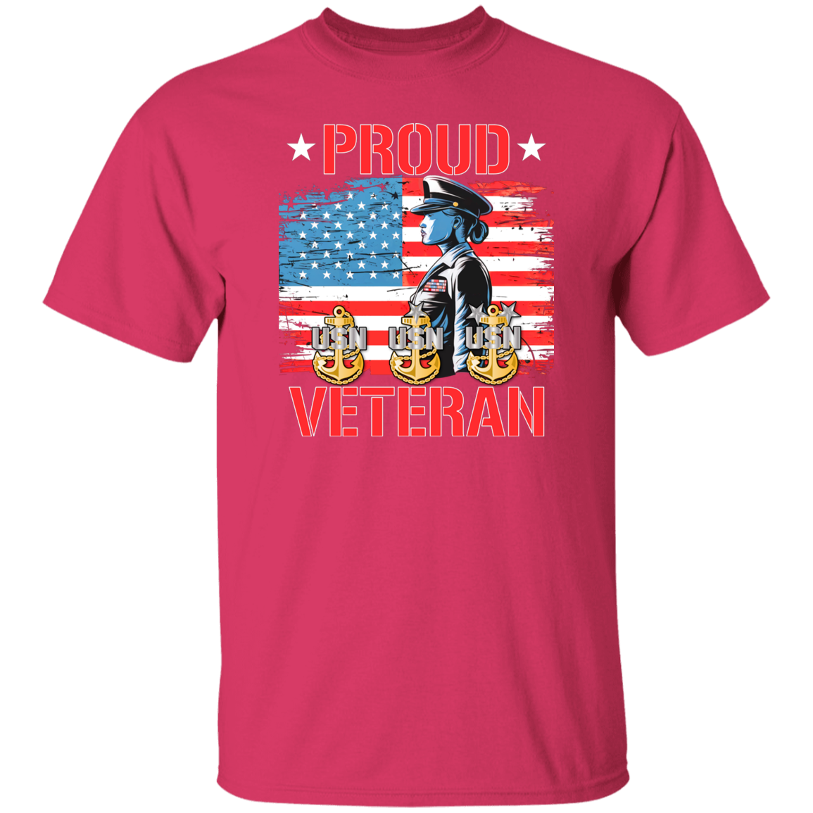 Proud Veteran 5.3 oz. T-Shirt