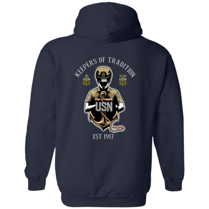 Keepers of Tradition W Zip Up Hooded Sweatshirt
