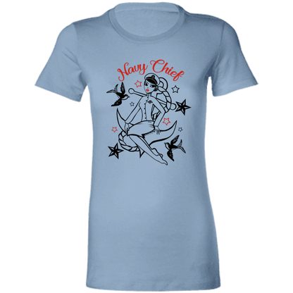 Navy Chief Pin Up Ladies' Favorite T-Shirt