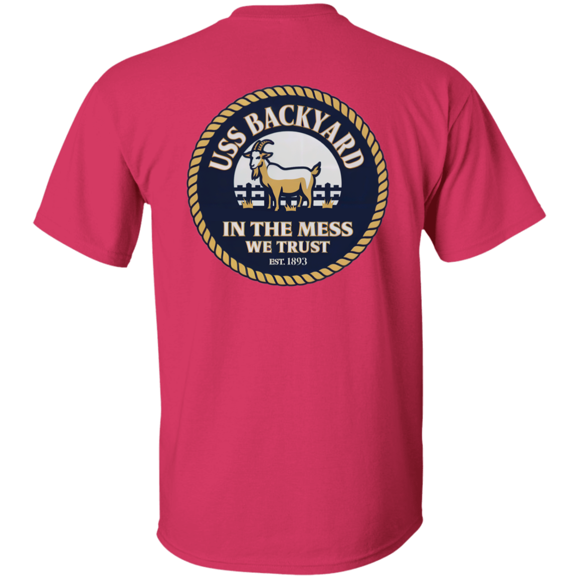 USS Backyard FB 5.3 oz. T-Shirt