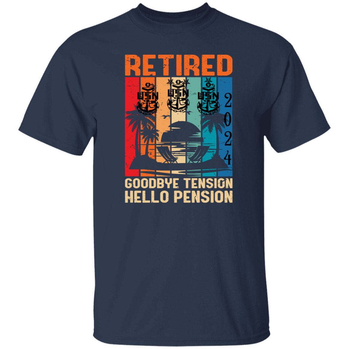 Hello Pension Retired 5.3 oz. T-Shirt