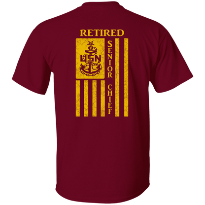 Retired Senior Chief Flag FB T-Shirt