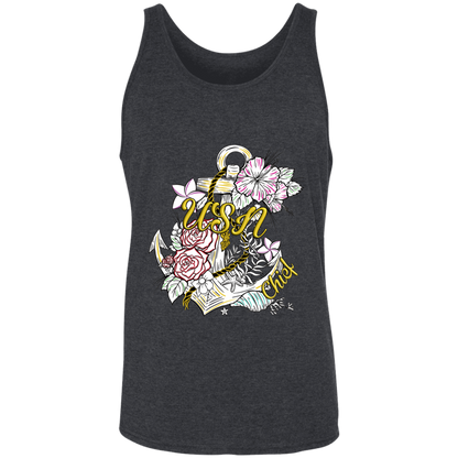 Wooden Anchor Unisex Tank