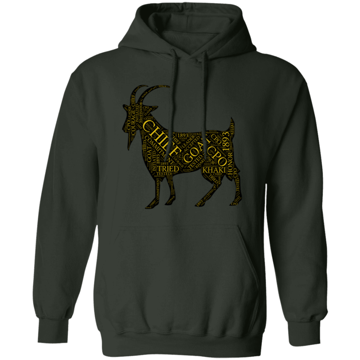 Goat Word Pullover Hoodie