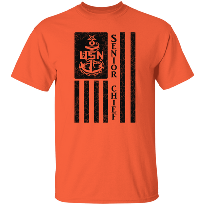Senior Chief Flag 5.3 oz. T-Shirt
