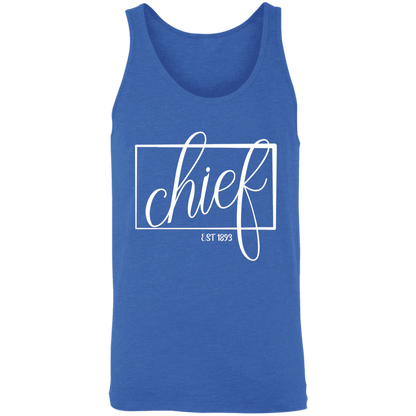 Chief 1893 White Unisex Tank