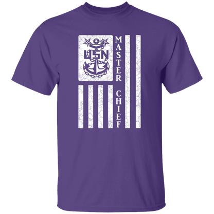 Master Chief Flag White 5.3 oz. T-Shirt